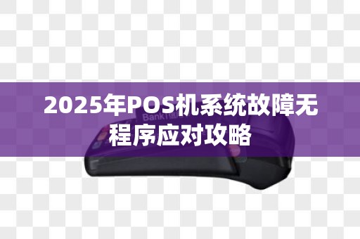 2025年POS机系统故障无程序应对攻略