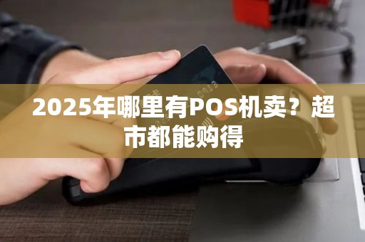 2025年哪里有POS机卖？超市都能购得