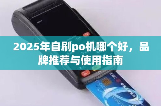 2025年自刷po机哪个好，品牌推荐与使用指南