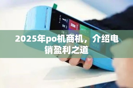 2025年po机商机，介绍电销盈利之道