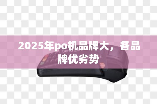 2025年po机品牌大，各品牌优劣势