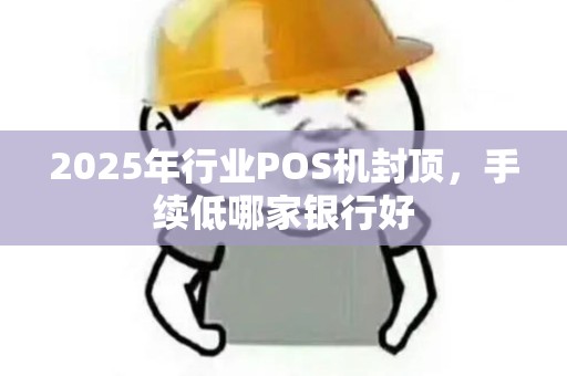2025年行业POS机封顶，手续低哪家银行好
