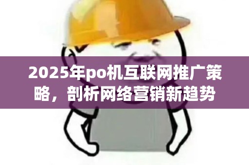 2025年po机互联网推广策略，剖析网络营销新趋势