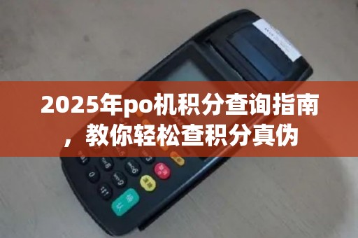 2025年po机积分查询指南，教你轻松查积分真伪