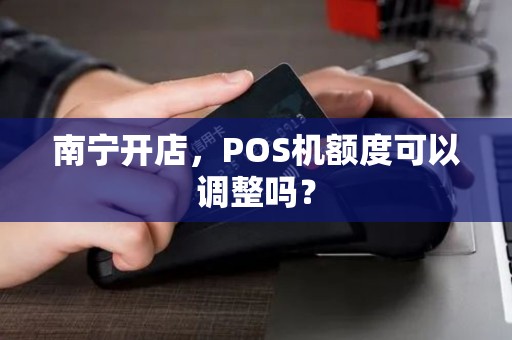 南宁开店，POS机额度可以调整吗？