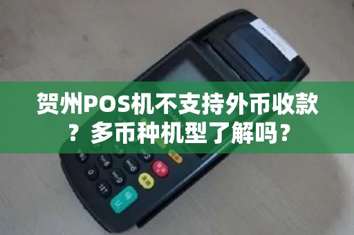 贺州POS机不支持外币收款？多币种机型了解吗？
