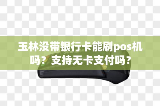 玉林没带银行卡能刷pos机吗？支持无卡支付吗？