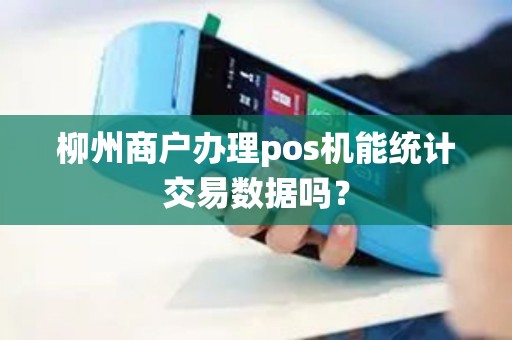 柳州商户办理pos机能统计交易数据吗？