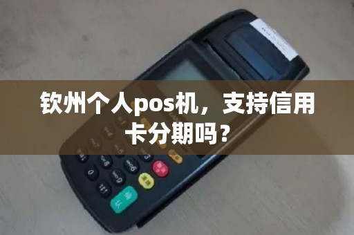 钦州个人pos机，支持信用卡分期吗？