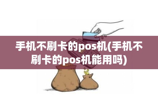 手机不刷卡的pos机(手机不刷卡的pos机能用吗)