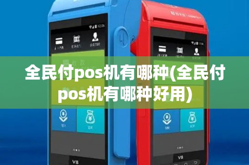 全民付pos机有哪种(全民付pos机有哪种好用)