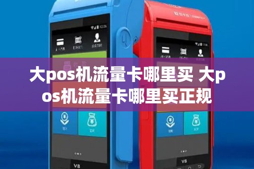 大pos机流量卡哪里买 大pos机流量卡哪里买正规