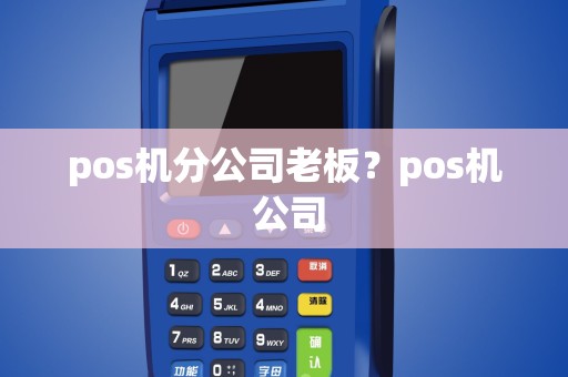 pos机分公司老板？pos机 公司