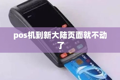 pos机到新大陆页面就不动了