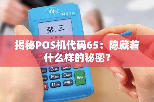 揭秘POS机代码65：隐藏着什么样的秘密？