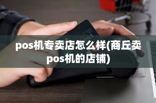 pos机专卖店怎么样(商丘卖pos机的店铺)