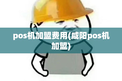 pos机加盟费用(咸阳pos机加盟)