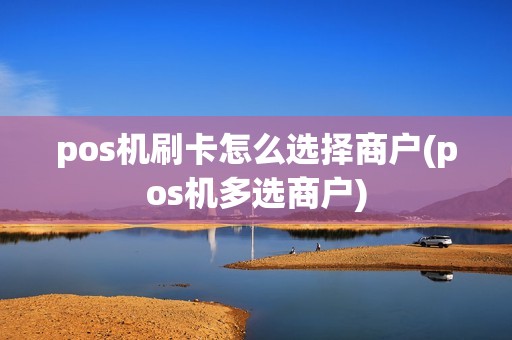 pos机刷卡怎么选择商户(pos机多选商户)