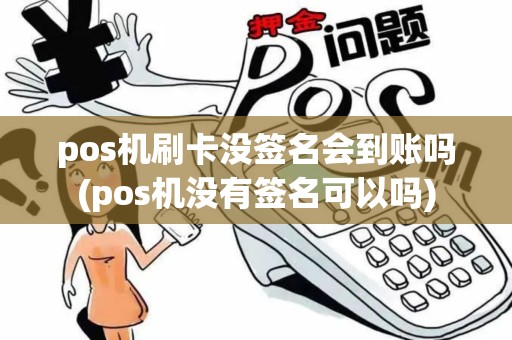 pos机刷卡没签名会到账吗(pos机没有签名可以吗)