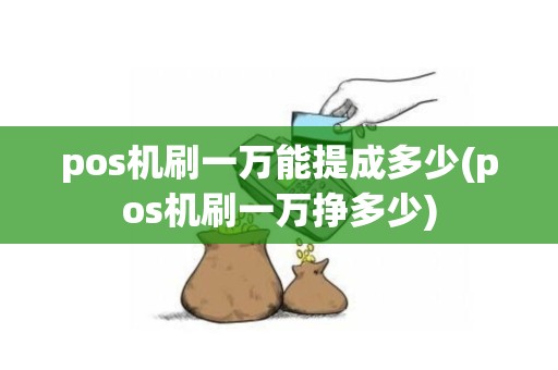 pos机刷一万能提成多少(pos机刷一万挣多少)