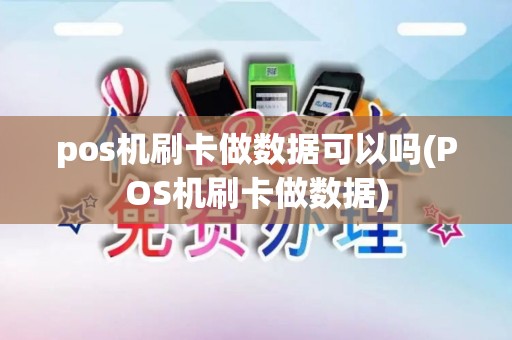 pos机刷卡做数据可以吗(POS机刷卡做数据)