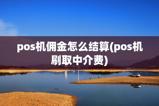pos机佣金怎么结算(pos机刷取中介费)