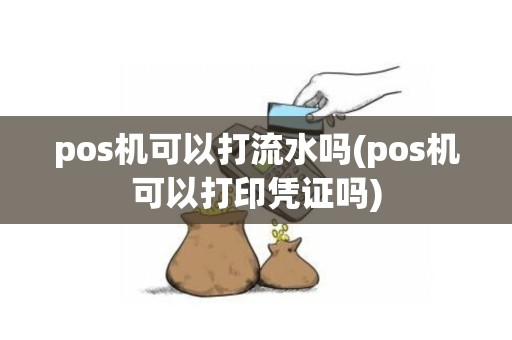 pos机可以打流水吗(pos机可以打印凭证吗)
