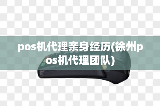pos机代理亲身经历(徐州pos机代理团队)