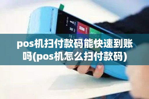 pos机扫付款码能快速到账吗(pos机怎么扫付款码)
