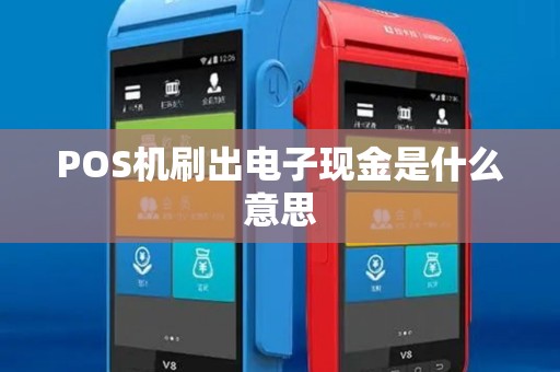 POS机刷出电子现金是什么意思