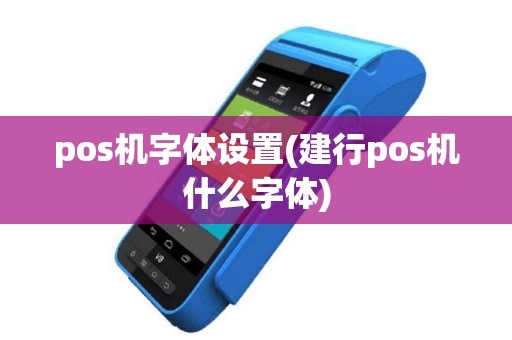 pos机字体设置(建行pos机什么字体)