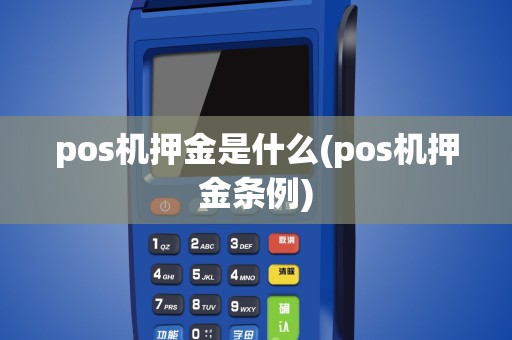 pos机押金是什么(pos机押金条例)