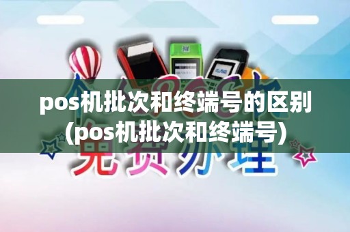 pos机批次和终端号的区别(pos机批次和终端号)