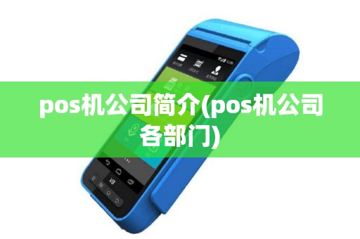pos机公司简介(pos机公司各部门)