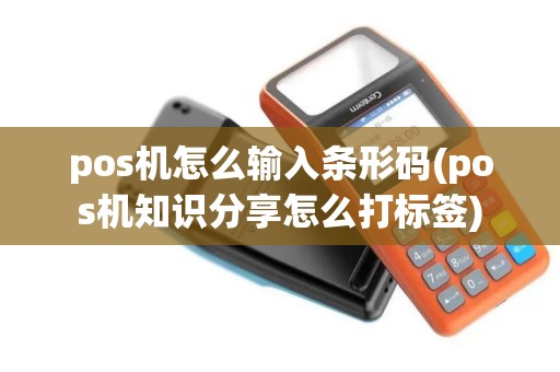 pos机怎么输入条形码(pos机知识分享怎么打标签)