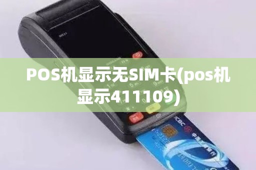 POS机显示无SIM卡(pos机显示411109)