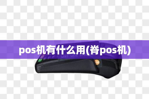pos机有什么用(脊pos机)