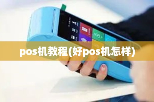 pos机教程(好pos机怎样)