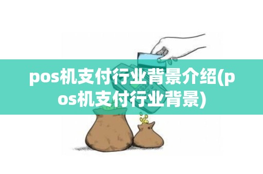 pos机支付行业背景介绍(pos机支付行业背景)