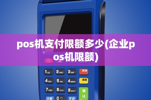 pos机支付限额多少(企业pos机限额)