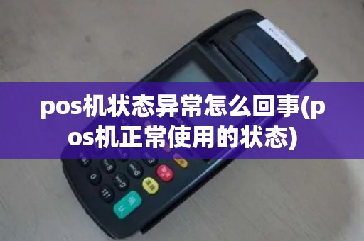 pos机状态异常怎么回事(pos机正常使用的状态)