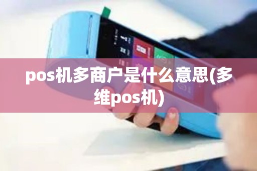 pos机多商户是什么意思(多维pos机)