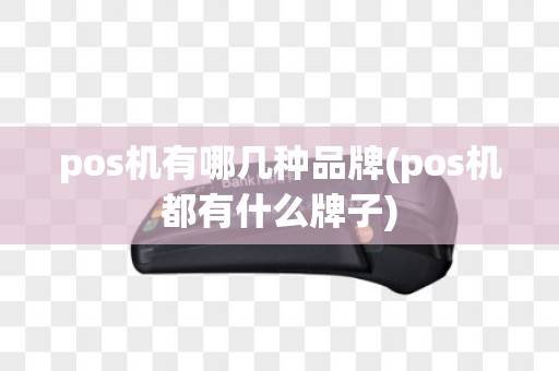 pos机有哪几种品牌(pos机都有什么牌子)