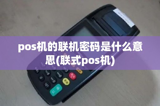 pos机的联机密码是什么意思(联式pos机)