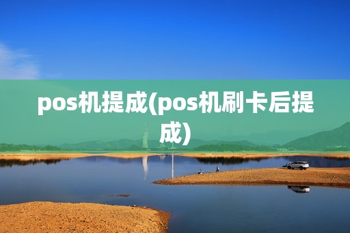 pos机提成(pos机刷卡后提成)