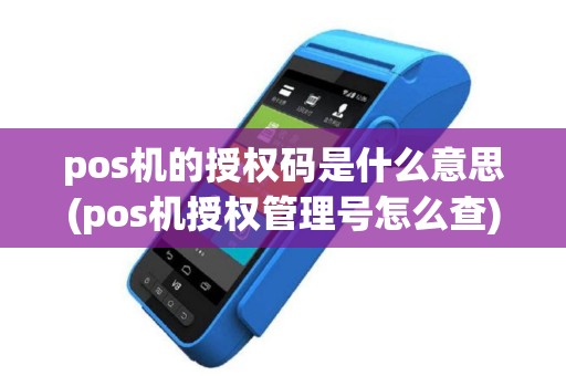 pos机的授权码是什么意思(pos机授权管理号怎么查)