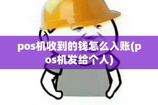 pos机收到的钱怎么入账(pos机发给个人)