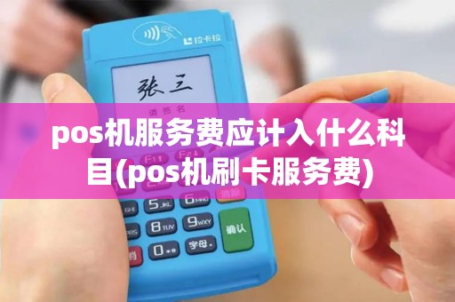 pos机服务费应计入什么科目(pos机刷卡服务费)