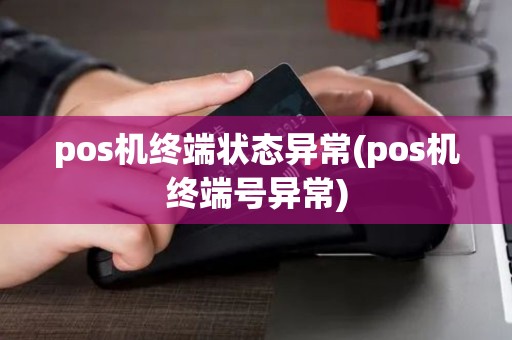 pos机终端状态异常(pos机终端号异常)