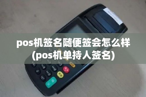 pos机签名随便签会怎么样(pos机单持人签名)